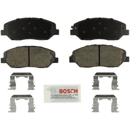 2X Brake Pad Set Front for Hyundai Genesis (2009–2011) BE1384H
