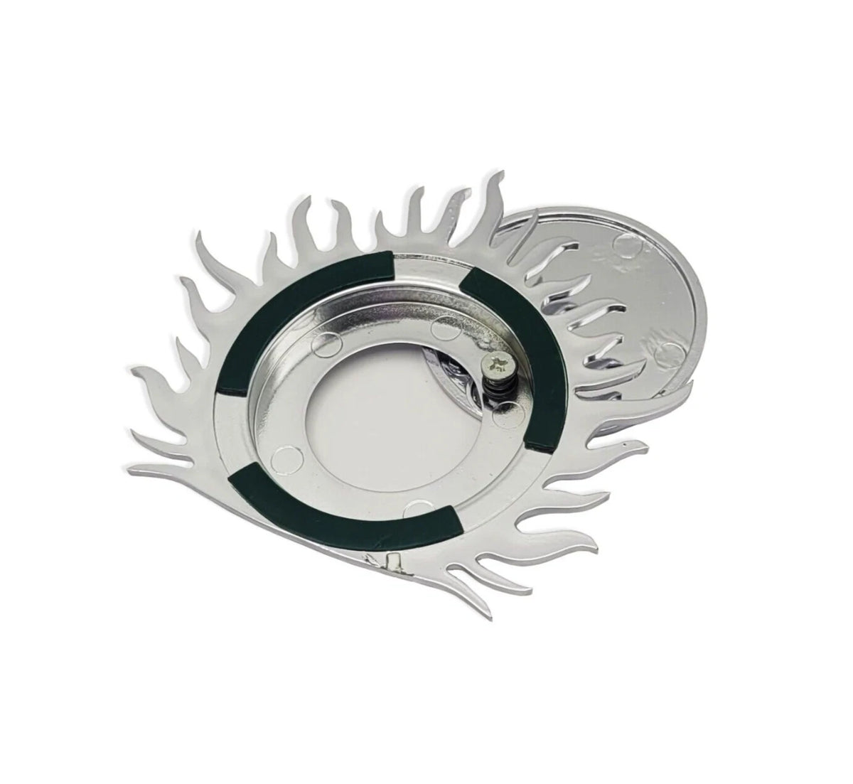 3D Chrome Door Lock Scratch Guard Accent Trim for (QKA005)
