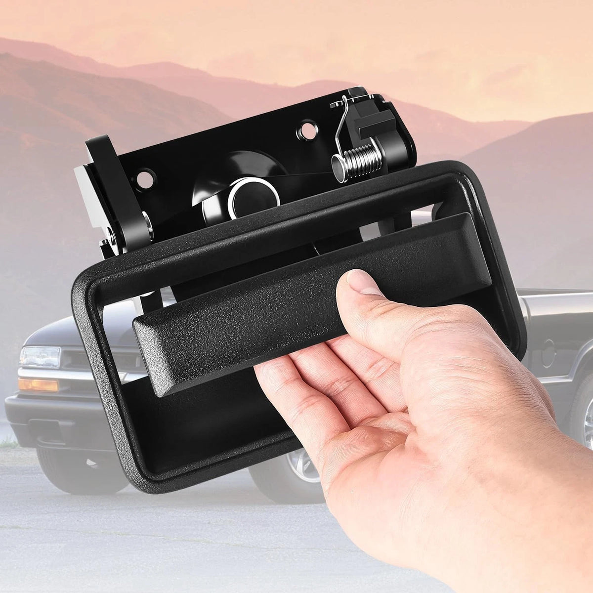 Powder-Coated Tailgate Latch for Chevy GMC Trucks (1988–2002)