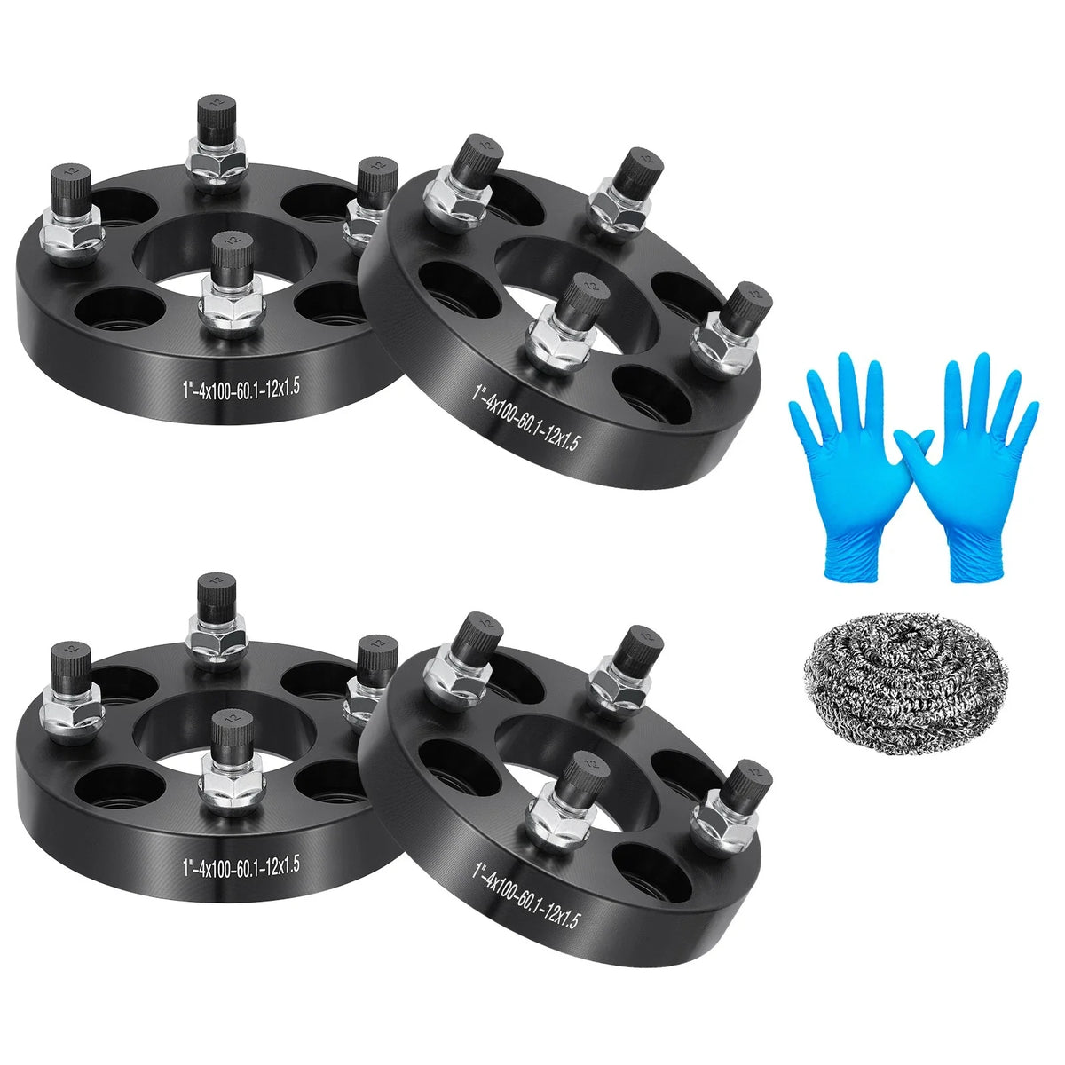 4x100 1" Wheel Spacers for Honda Civic Acura Scion xB xA Mazda Miata (2012–2024)