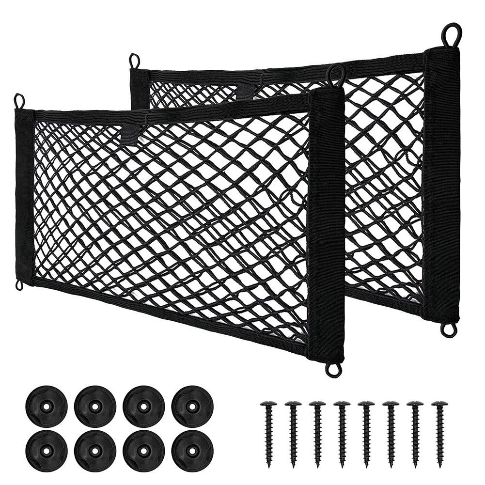 Large Elasticated Wall Mounted Storage Net for Camper Vans and Caravans