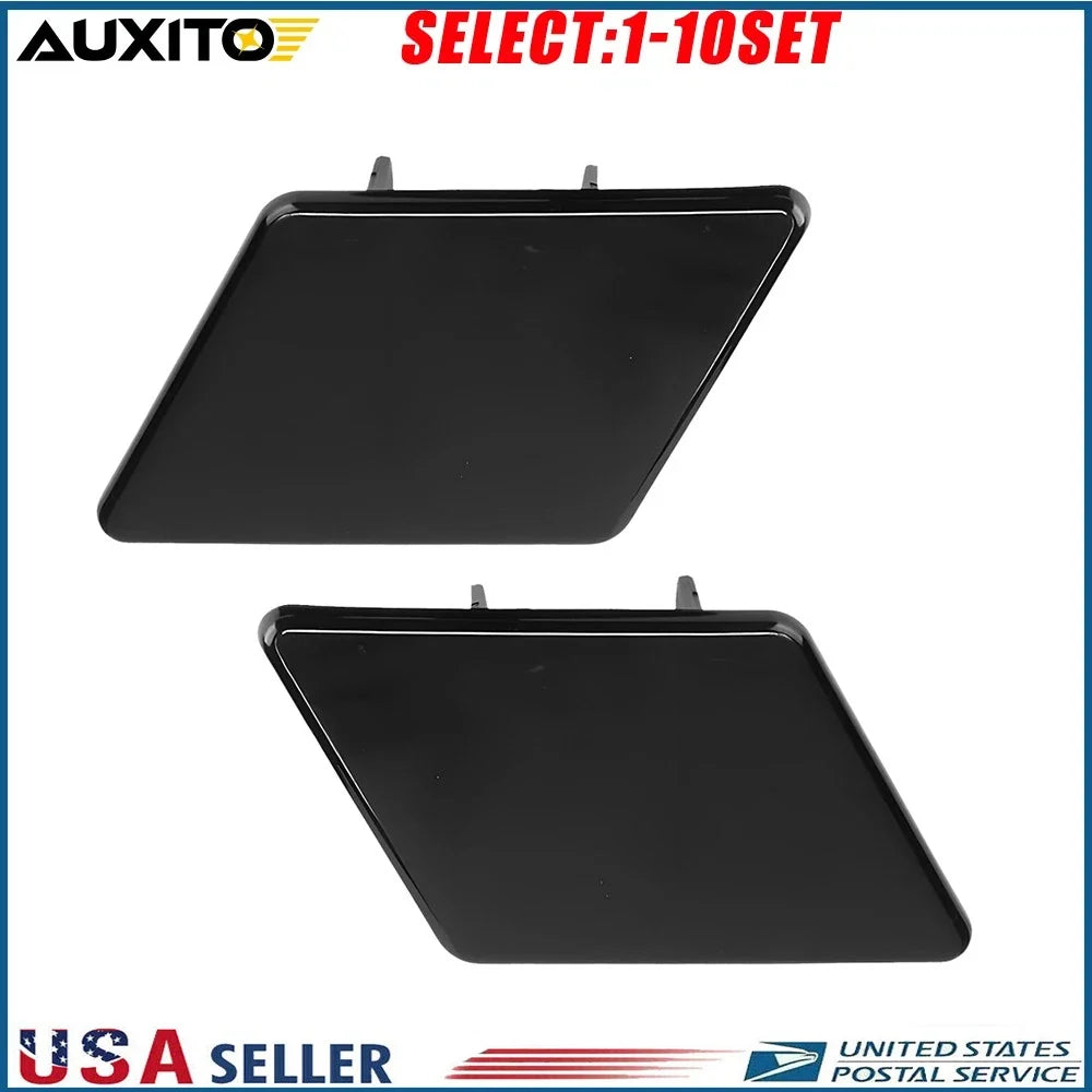 Set of 2 Front Bumper Headlight Washer Cover Caps for BMW 325i 328i 330i 335i (2006–2008)