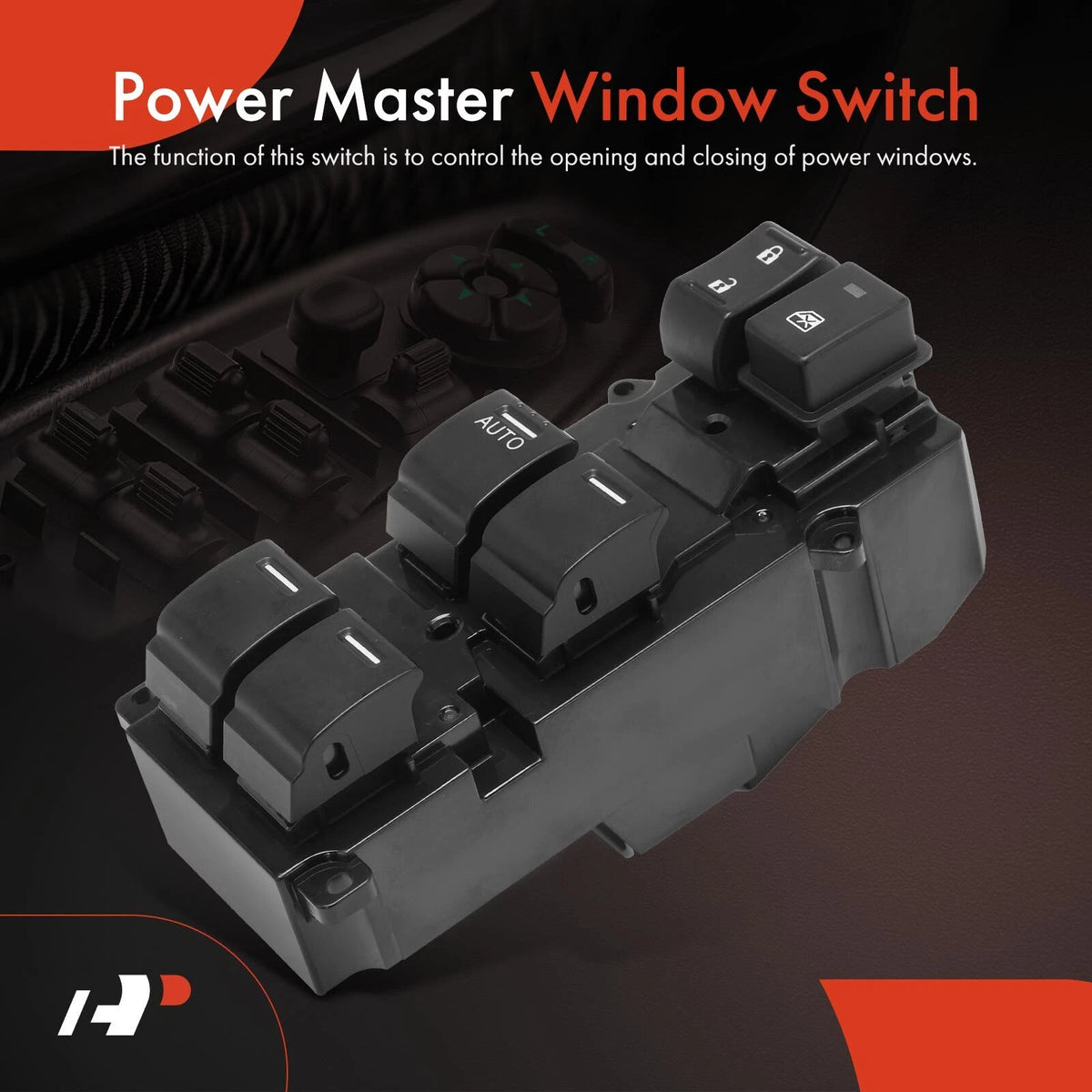 Front Left Power Window Switch for Honda Civic (2012–2013) 1S14132, SW11108, 35750TR0A11, DWS1671