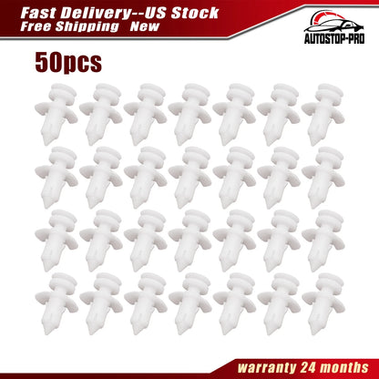 50x Door Lower Trim Panel Clip Retainer Rivet for Ford W704958-S300 (US)