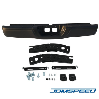 Black Rear Step Bumper for Toyota Tundra (2000–2006) 13449910, TO1103108