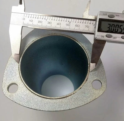 Exhaust Header Reducer 3" to 2-1/4" Steel Welded Collector for Universal Fit (Universal)