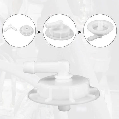 3X Windshield Washer Fluid Reservoir Cap for Acura CL (2001–2003)