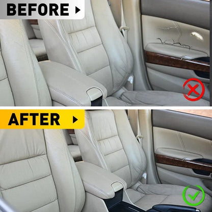 2Pcs Beige Synthetic Leather Door Panel Cover for Honda Accord Sedan (2008–2012)