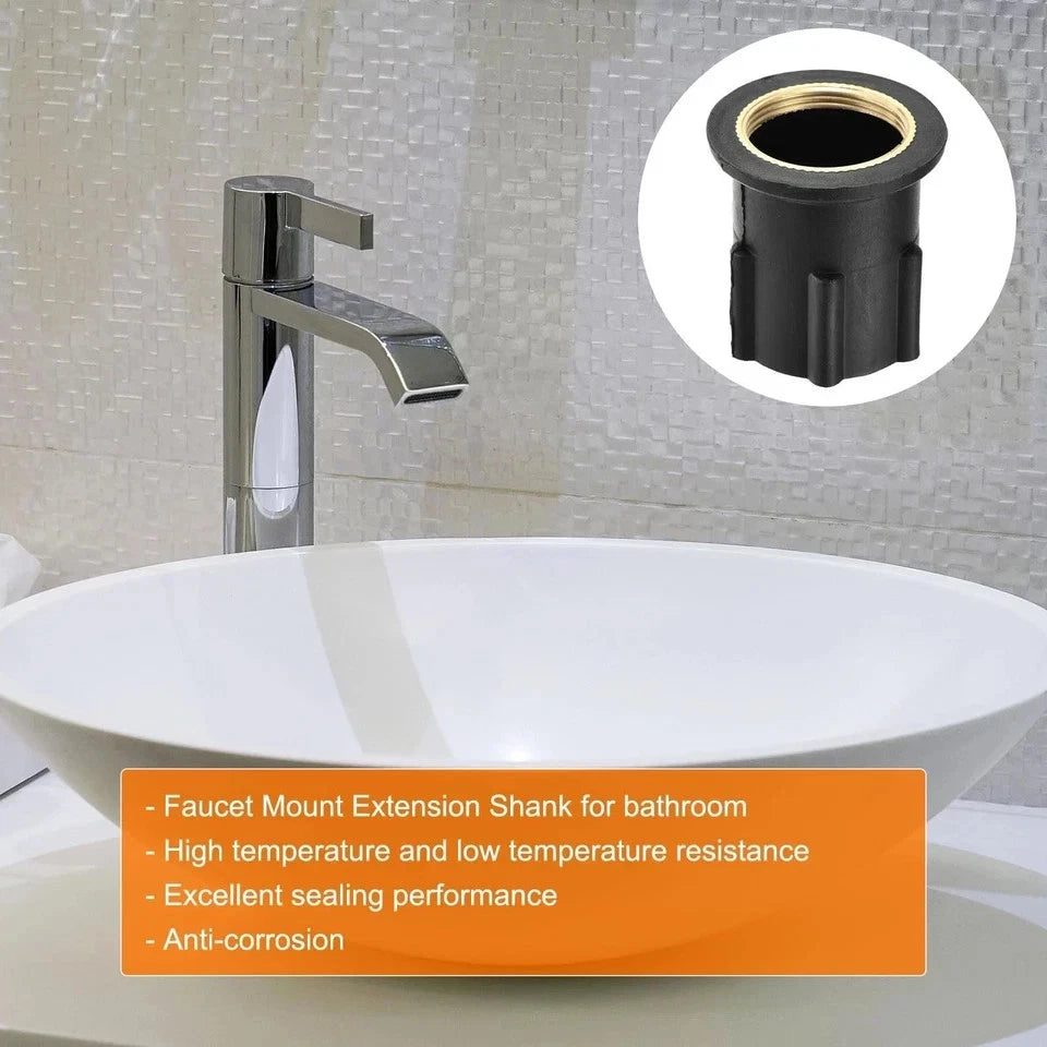 Faucet Nut Fixed Base for (1.18 Inch, Black)