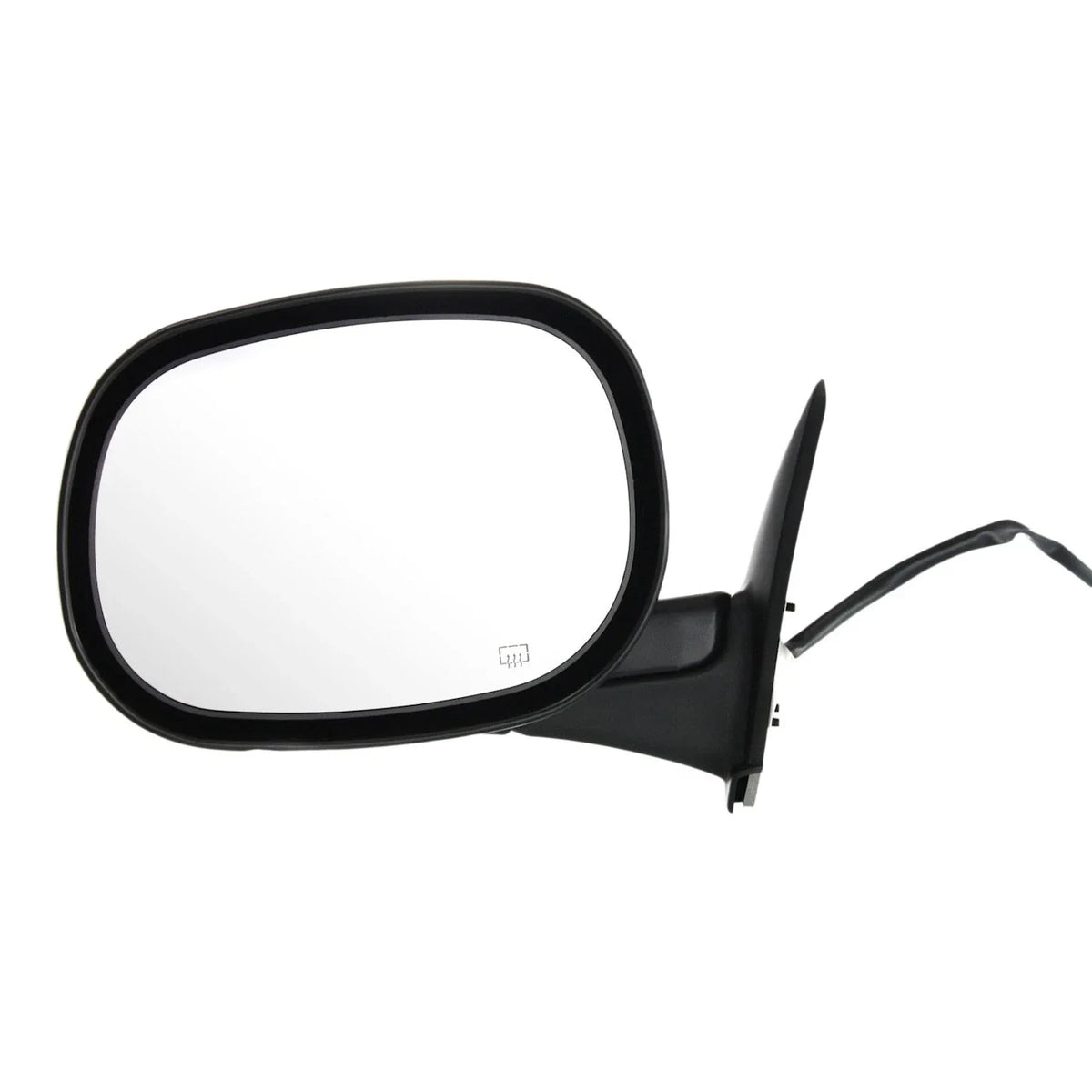 Power Mirror for Dodge Ram 1500 (1998–2001) Left Manual Fold Heated Black
