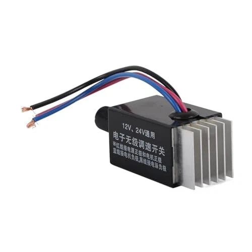 12V/24V DC Rheostat Motor Speed Controller for Universal Applications