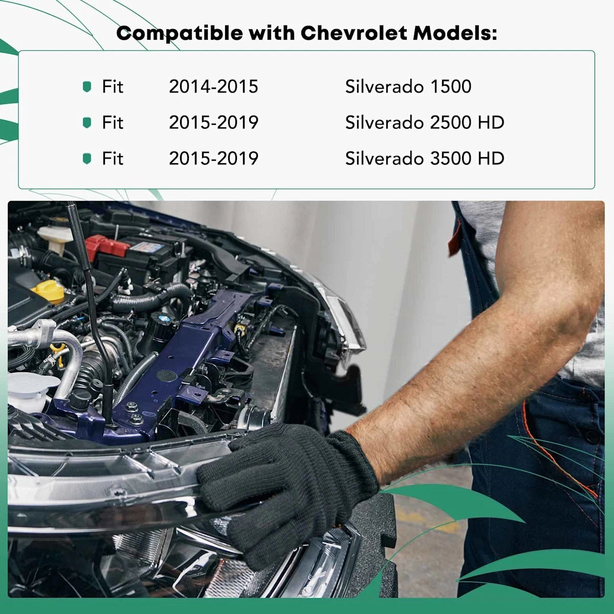 Radiator Support for Chevy Silverado 1500 2500 3500 HD (2014–2019) 18046302, GM1223105
