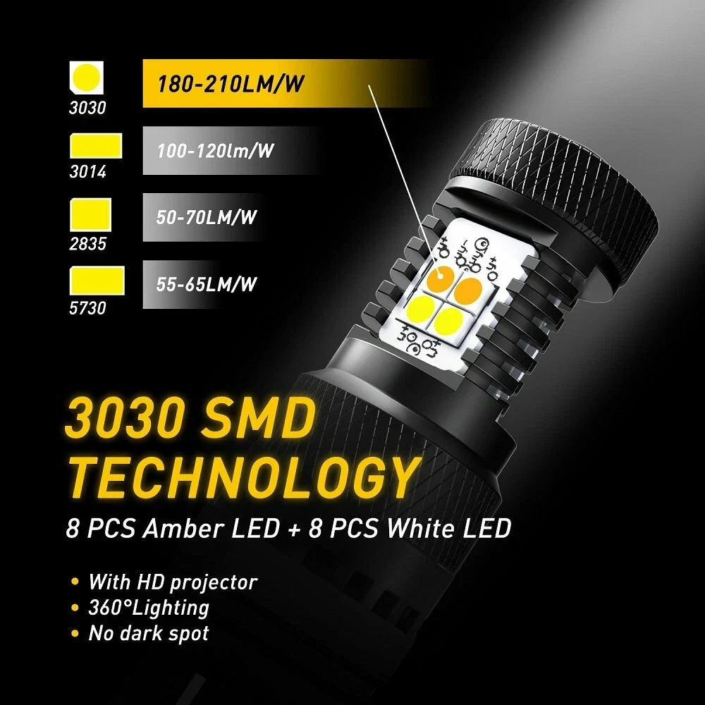 3157 Switchback LED Turn Signal Lights for