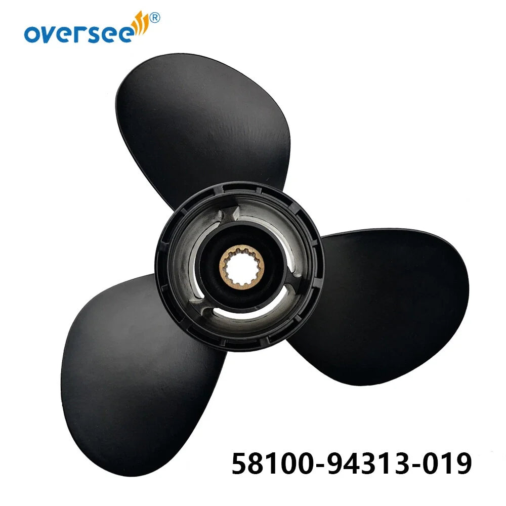 11-1/2x13 Aluminum Propeller 58100-94313-019 for Suzuki Outboard (35-65HP)