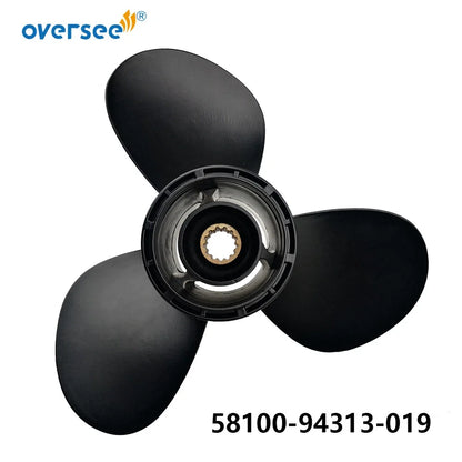 11-1/2x13 Aluminum Propeller 58100-94313-019 for Suzuki Outboard (35-65HP)