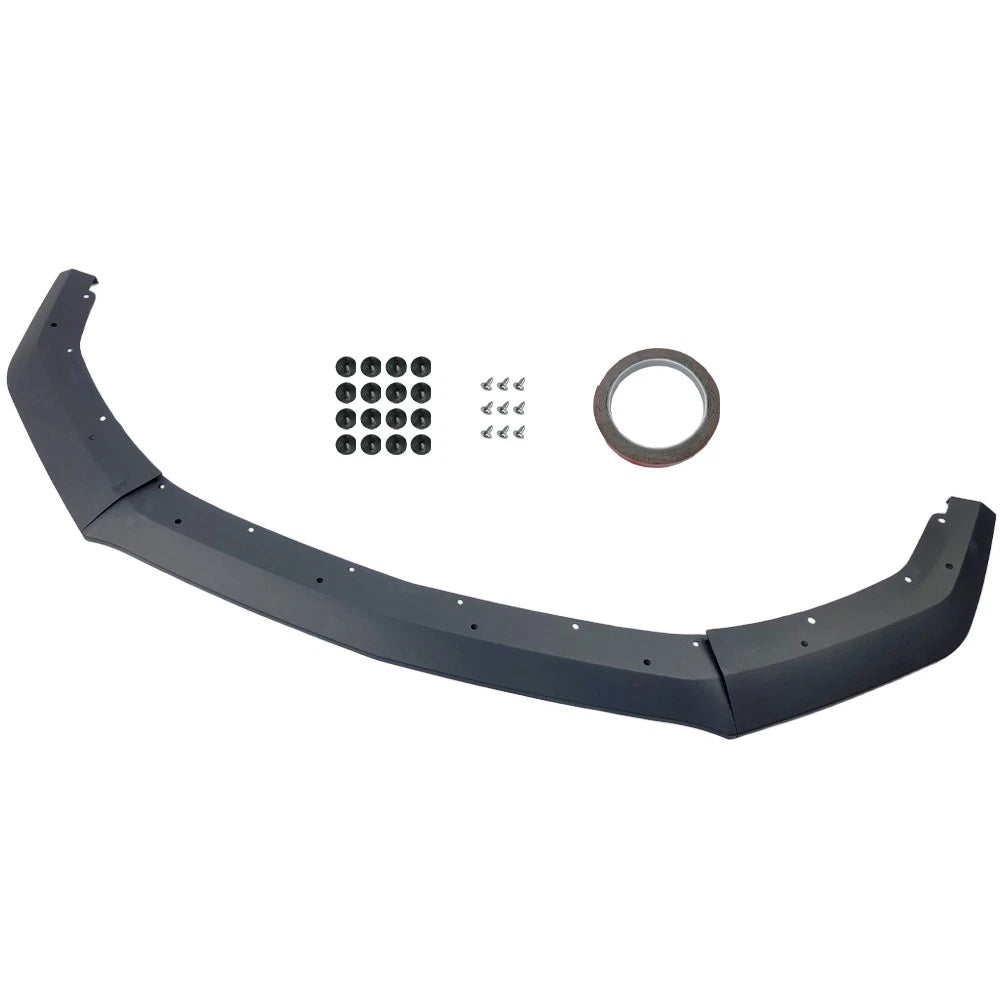 Matte Black Front Bumper Lip for Ford Mustang Ecoboost/GT (2024–2025)