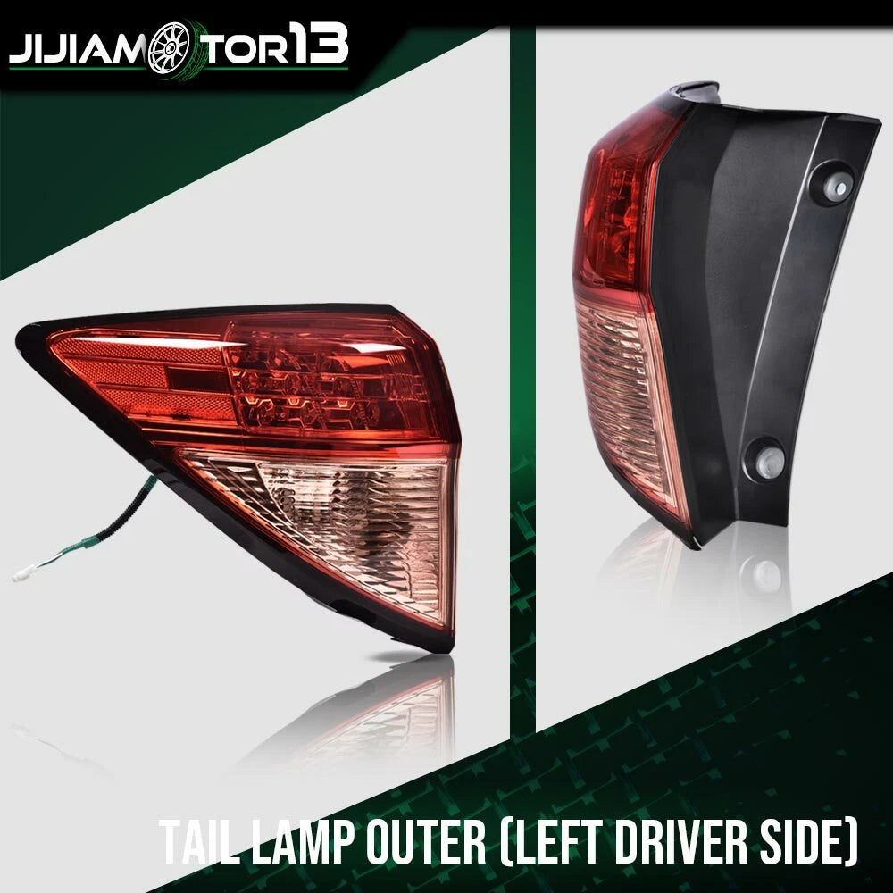 Driver Side Rear Left Outer Tail Light Lamp for Honda HR-V (2016–2018) J-02RLA1360ARDL