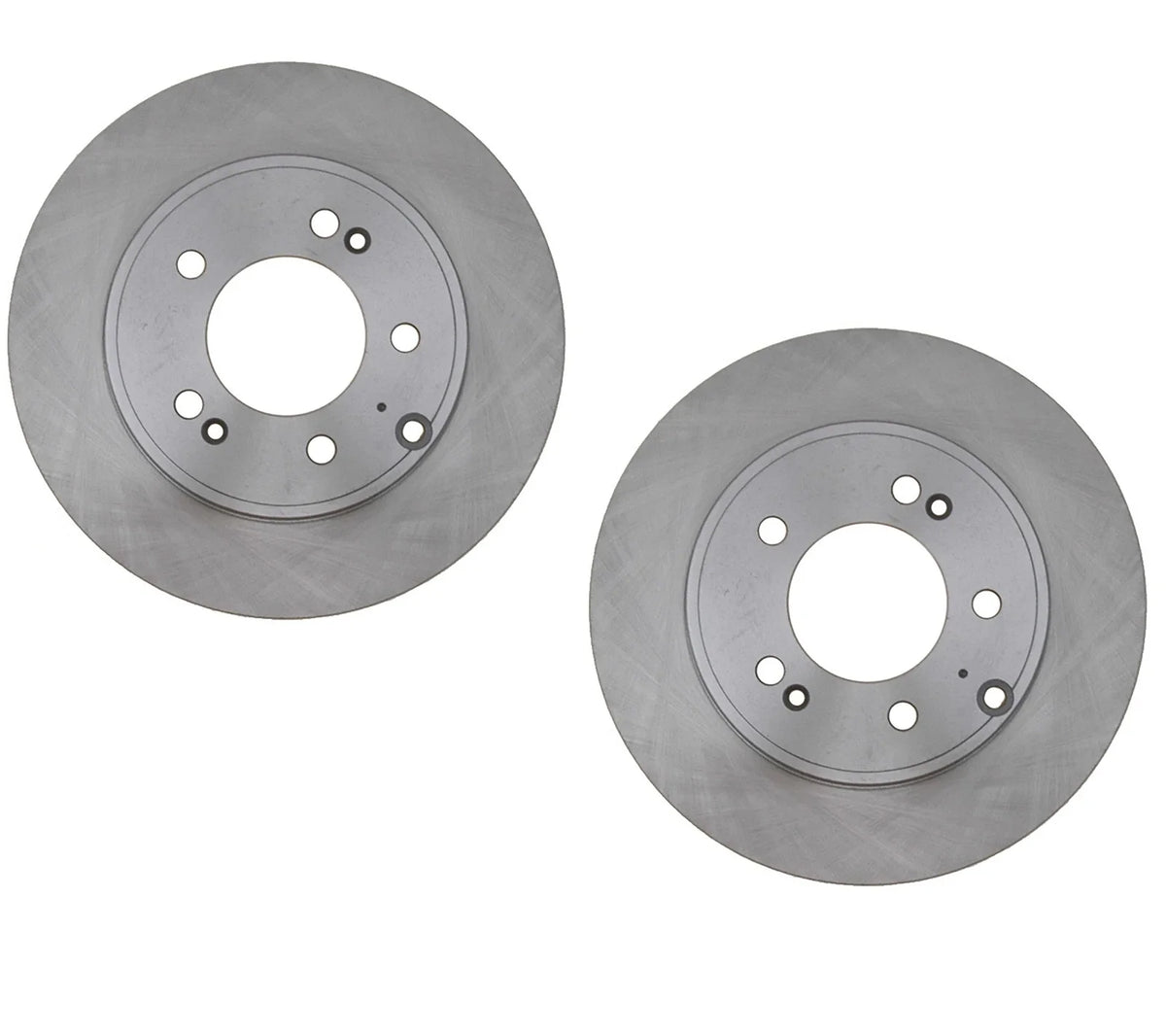 Set of 2 Solid Rear Disc Brake Rotors Dia 282 mm for Kia Optima (2017–2018)