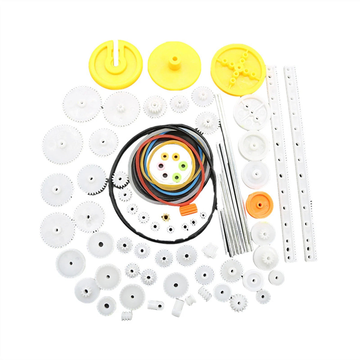 82Pcs Plastic Motor Gear Set for Toy Motor Car Robot Model DIY Kit