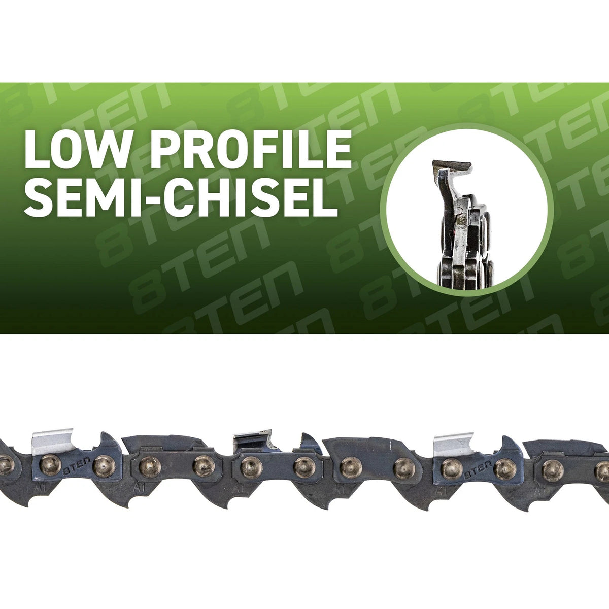 Set of 5 Chainsaw Chains for Husqvarna 141 (N1C-BL-062G, N1C-BL-62E)