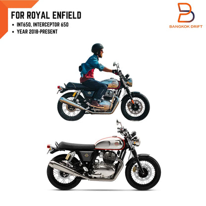 Black Aluminium Brake Pedal Upgrade for Royal Enfield Interceptor 650 (2018-2023)
