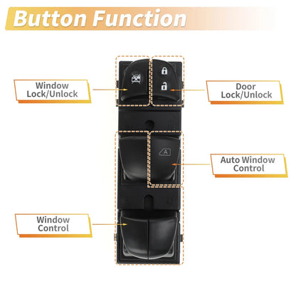 Power Window Switch for Nissan Tiida (2004–2014)