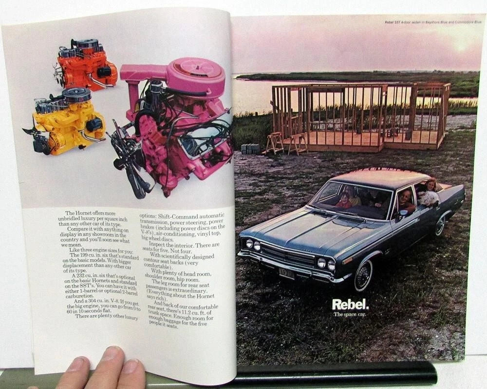 Sales Brochure for AMC Hornet Rebel Ambassador Javelin AMX (1970)