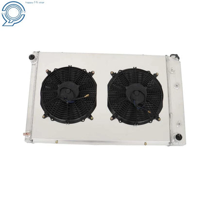 4 Row Radiator with Shroud Fan for Chevy C/K 10/20/30 (1973–1987) & Blazer (1973–1991)