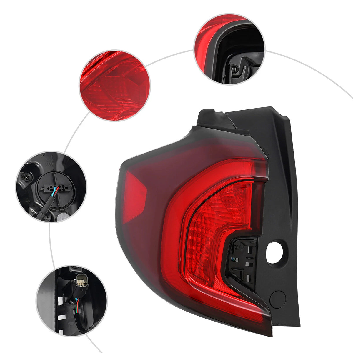 Left Outer Side Rear Tail Light Lamp for GMC Terrain (2022–2024) GM2804150, 87838559