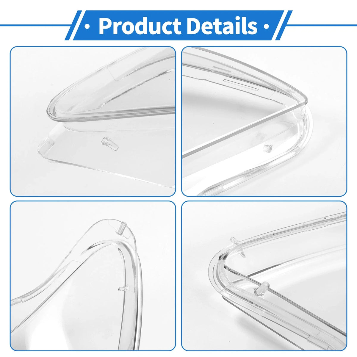 1 Pc Headlight Lens Cover for BMW 7 Series E65 (2002–2008) No. 63127162118