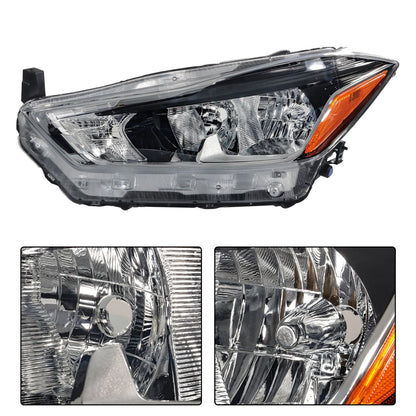 Headlight Halogen Clear Lens Right Side for Nissan Kicks (2018–2020) BCK21450K, 260105RL0A