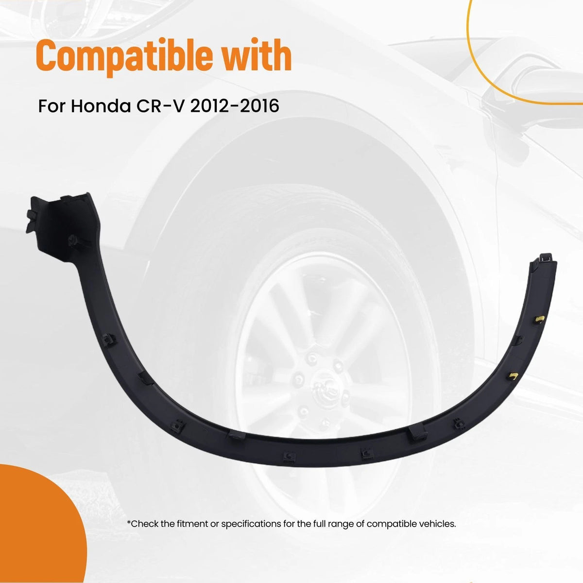 Fender Flare Right Front for Honda CR-V (2012–2016) 74115T0AA02, 1TH9YF