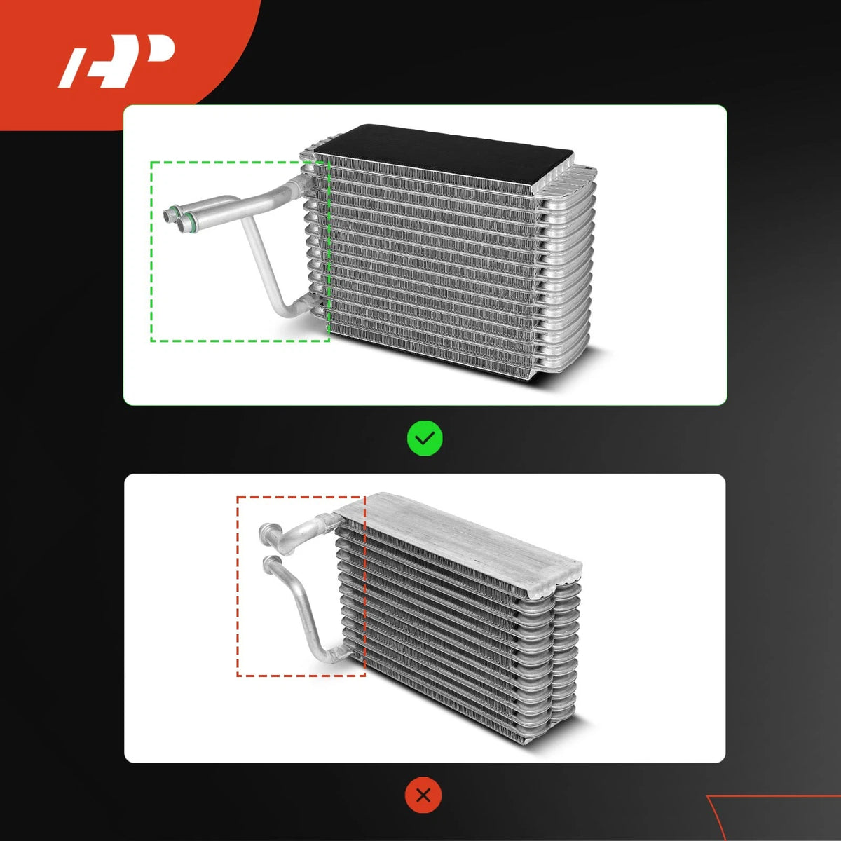 A-Premium Rear A/C Evaporator Core for Ford Expedition Lincoln Navigator (2005–2017) 54805, 2L1Z19860AB, EV939600PFXC