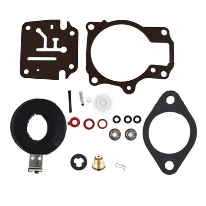 3X Carburetor Rebuild Kit with Float for Johnson Evinrude 50 55 60 HP