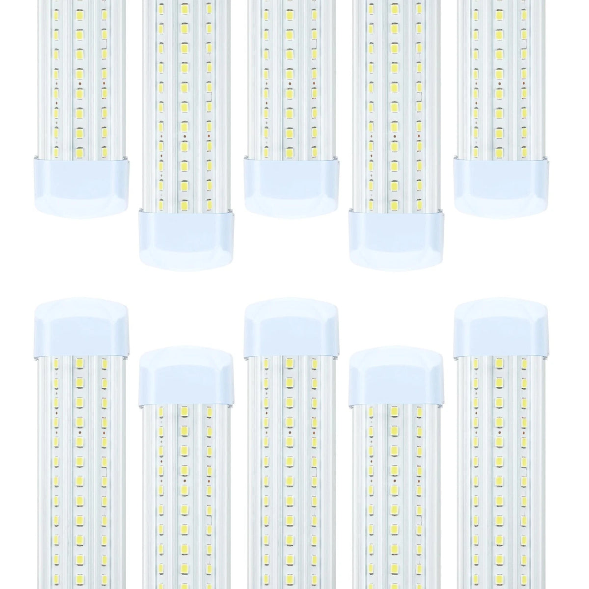 10 Pack T8 LED Shop Lights 8FT 120W 19200LM for Garage