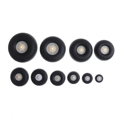 4-Pack 1"-2.75" 25mm-70mm Rubber PU Wheels for RC Airplane