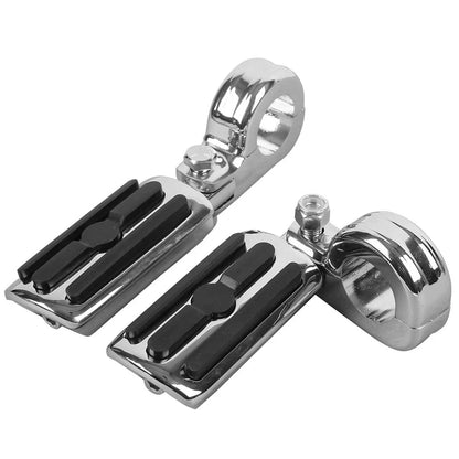 1 1/4" Engine Guard Bar Highway Foot Pegs for Yamaha Kawasaki Suzuki Harley