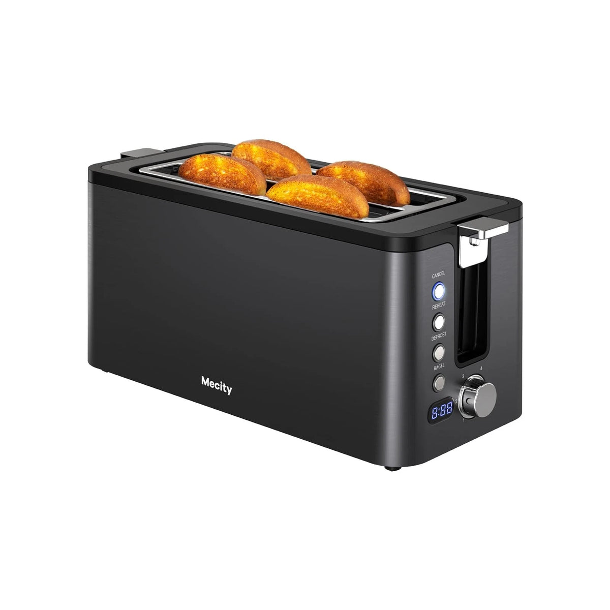 4 Slice Long Slot Toaster for Mecity (2023)
