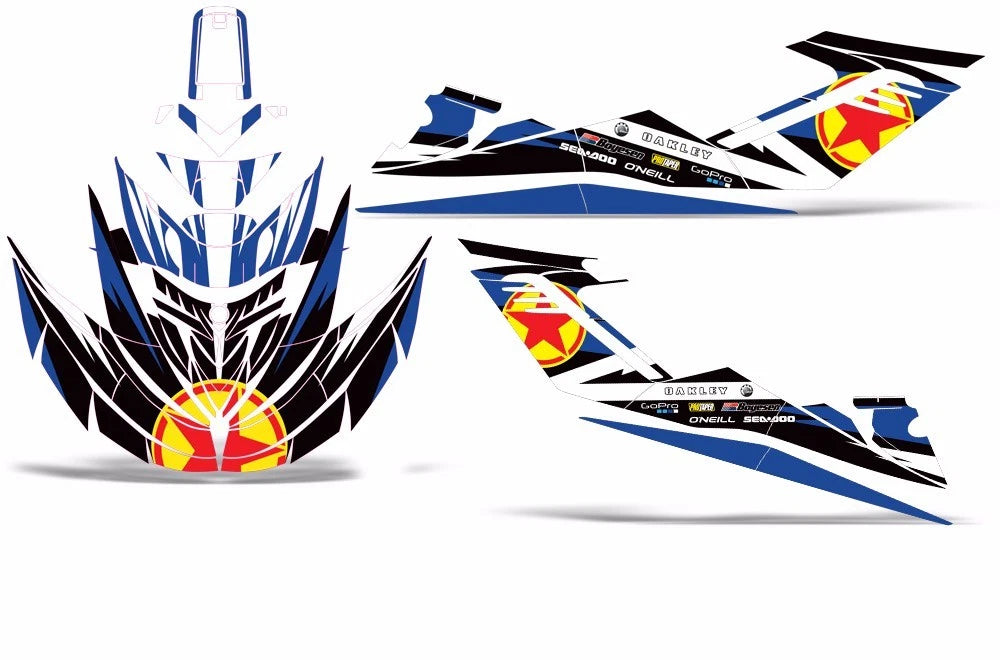 Jet Ski Graphics Decals Stickers for Sea-Doo RXT (2005–2009)