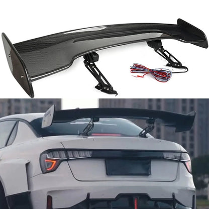 56” Rear Trunk Spoiler for GT Style Racing (Electric Carbon Fiber)