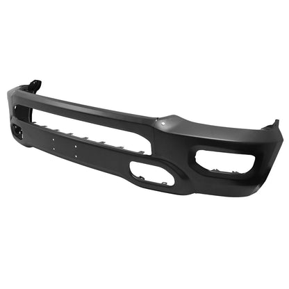 Front Bumper Face Bar for Ram 1500 (2019–2024) Black Steel Powder Coated