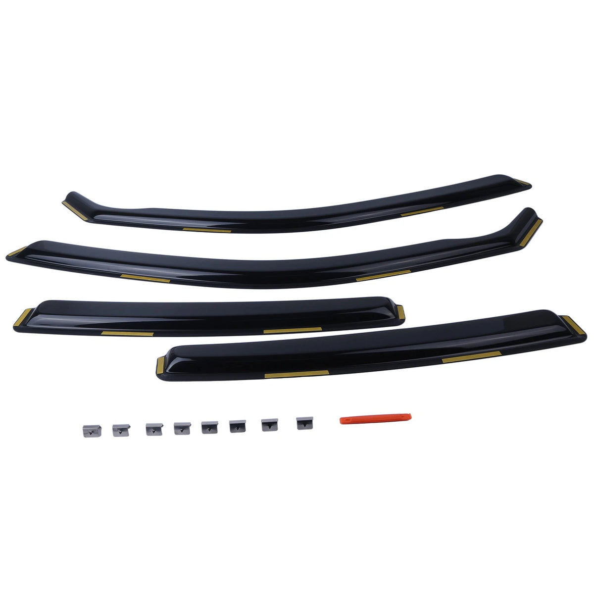 4Pcs Vent Visors for Dodge Charger (2011–2023) Rain Guard Wind Deflectors