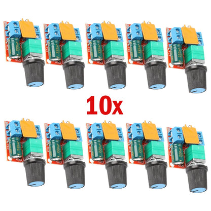 10pcs Mini DC Motor PWM Speed Controller 3V-35V Speed Control Switch LED Dimmer