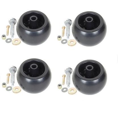 Set of 4 Mower Deck Wheels for Exmark (Fits 103-8415) 5" x 3-1/4"