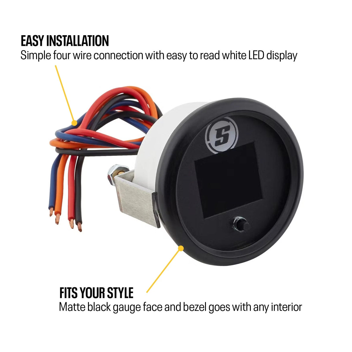 3 in 1 Digital LED Gauge for (91130305)