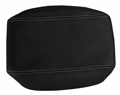 Leather Console Lid Armrest Cover for Nissan Maxima (1997–1999) Gray Stitch
