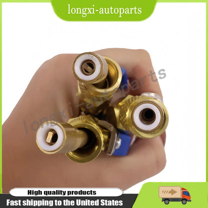 3-Pack 72" HVAC Charging Hose Set 1/4" for Automotive Applications