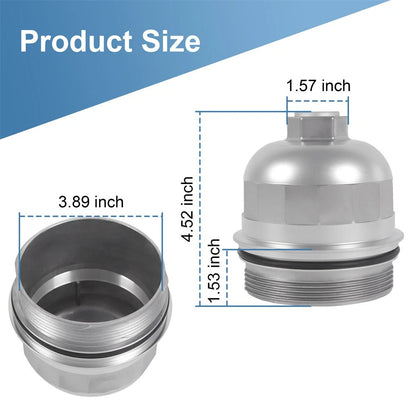 Fuel Filter Housing Cap for GMC Sierra 2500HD/3500HD (2017–2024)