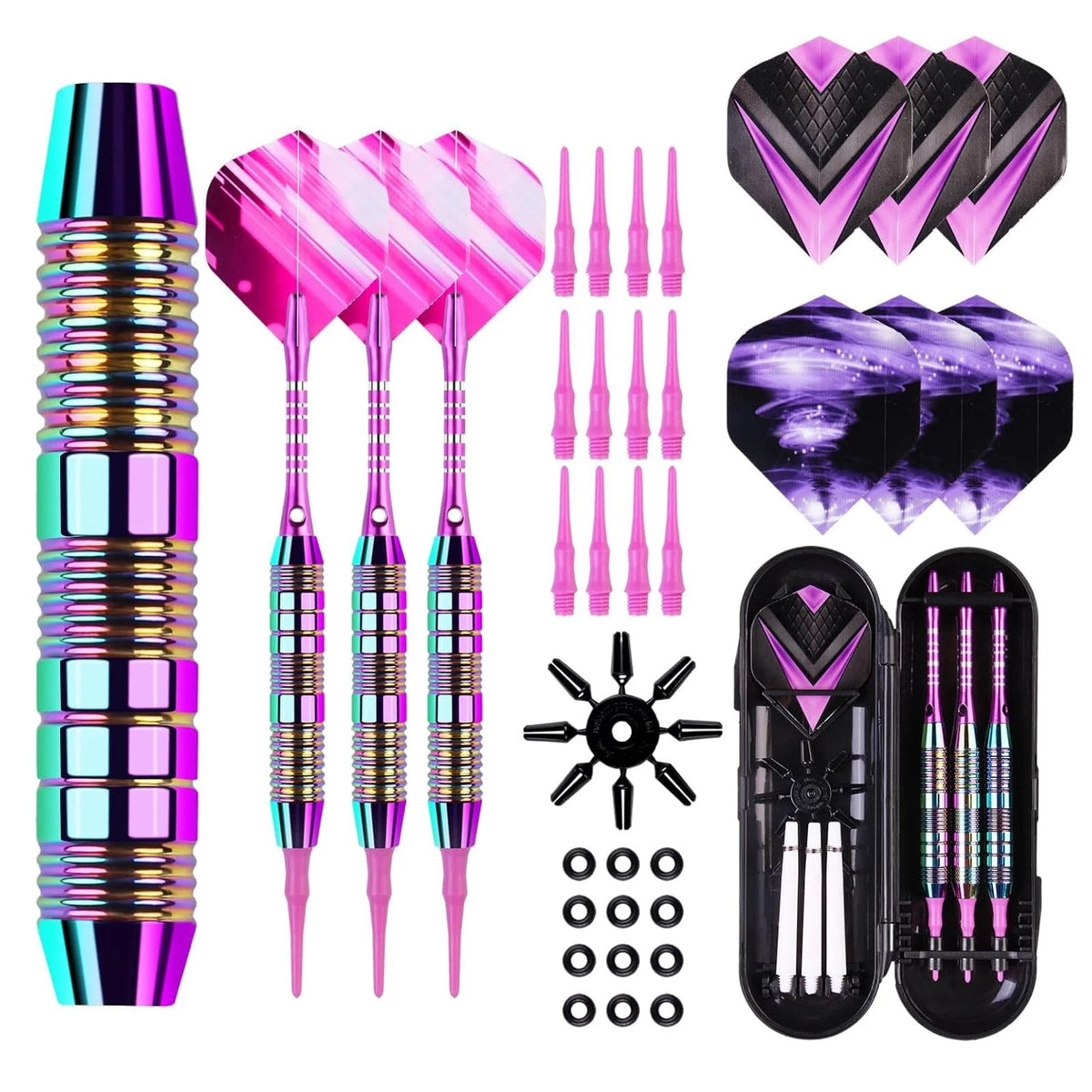3-Pack Soft Tip Darts Set for Livoanah