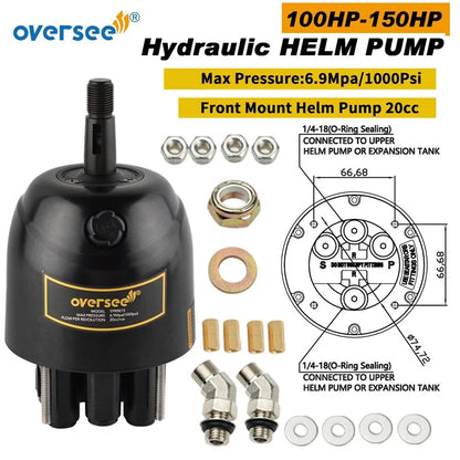 Hydraulic Helm Outboard Steering Pump 20CC MAX for